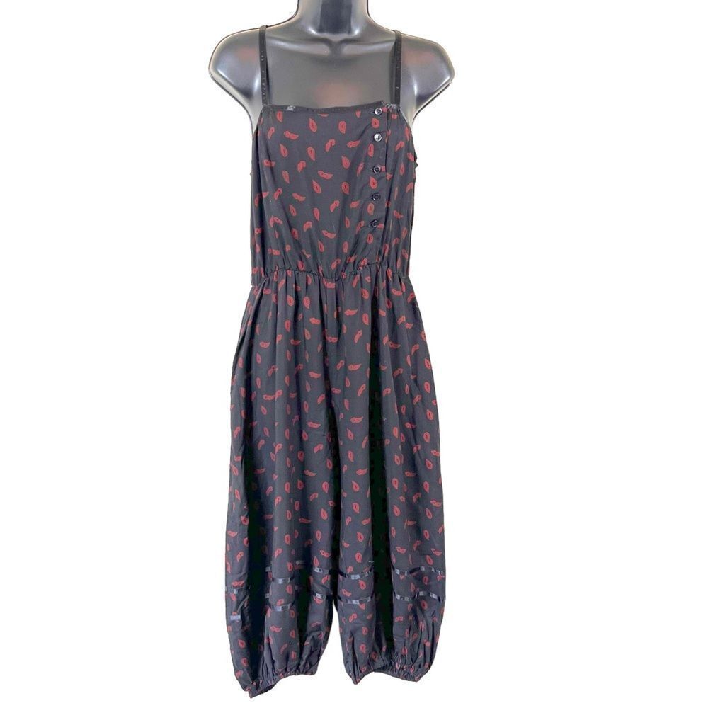 Vintage The Hirsh Girl Cropped Parachute Pant Jumpsuit